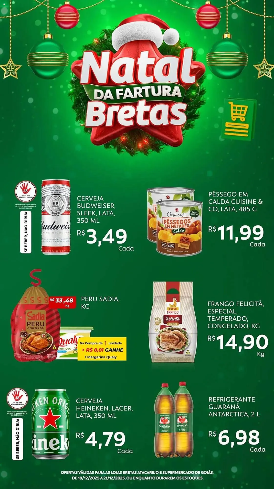 Encarte de Catálogo Supermercados Bretas 18 de dezembro até 21 de dezembro 2025 - Pagina 10