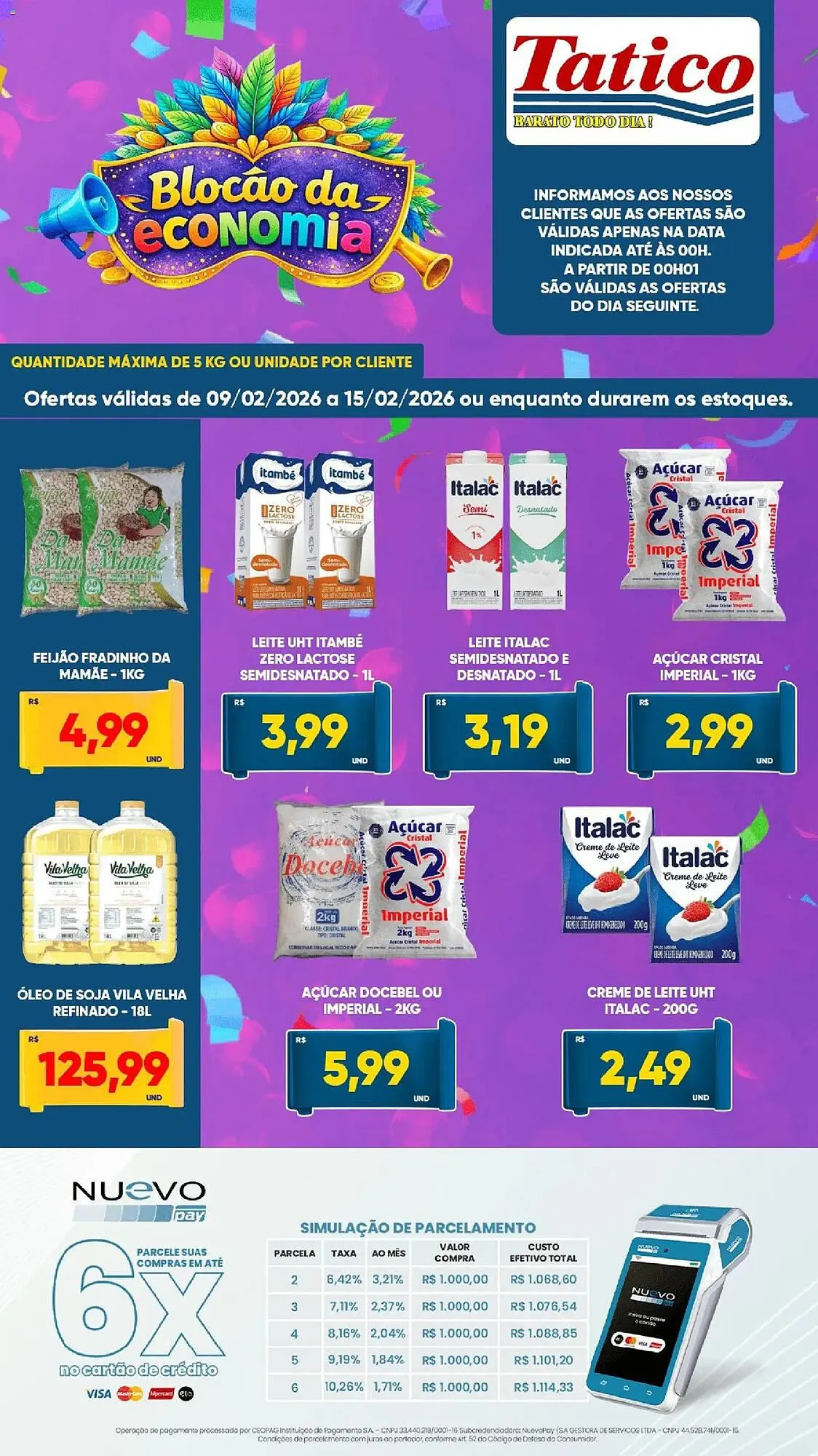 Encarte de Tabloide Tatico 9 de fevereiro até 16 de fevereiro 2026 - Pagina 4