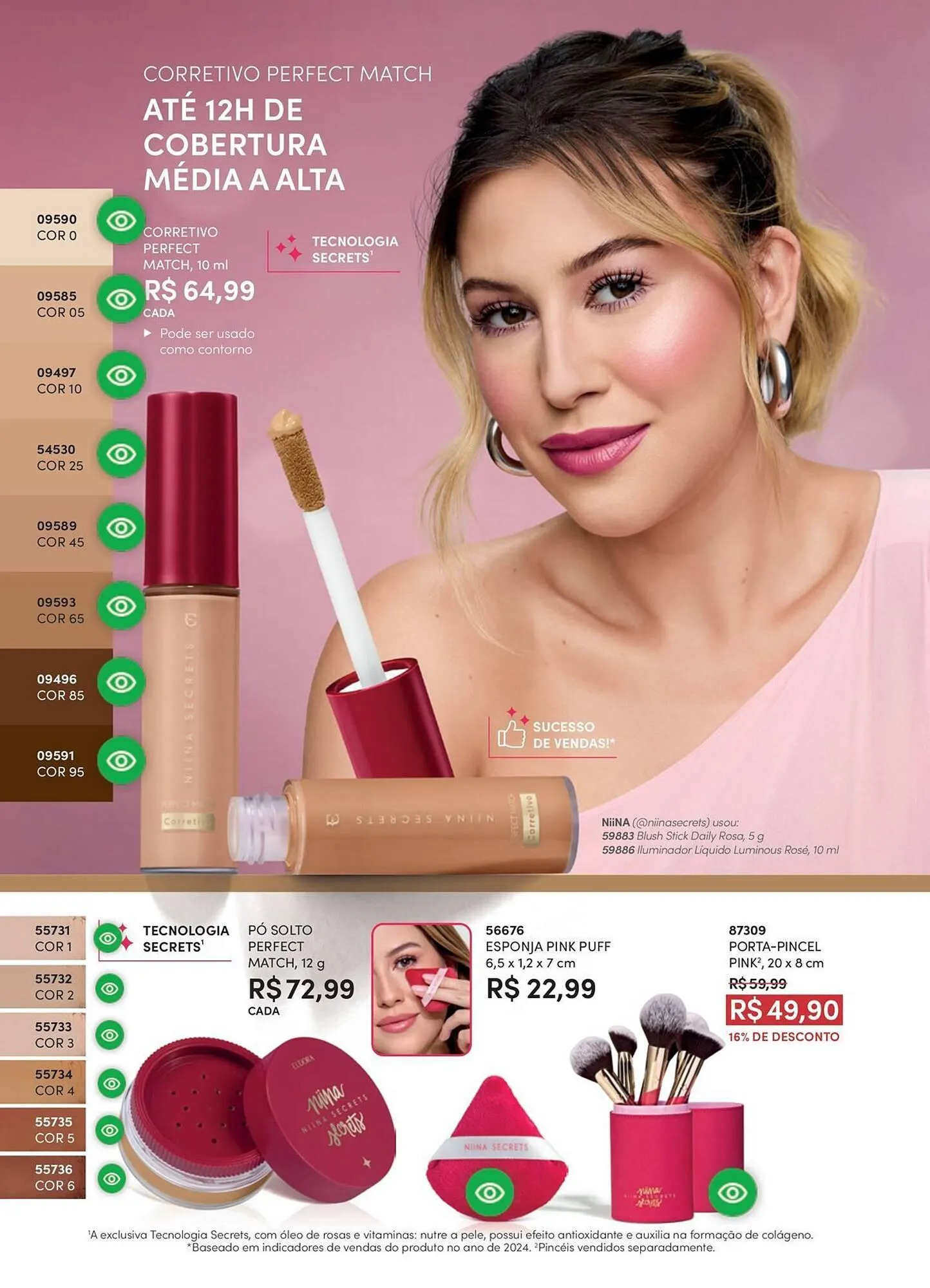 Encarte de Catálogo Eudora 1 de abril até 1 de maio 2026 - Pagina 32