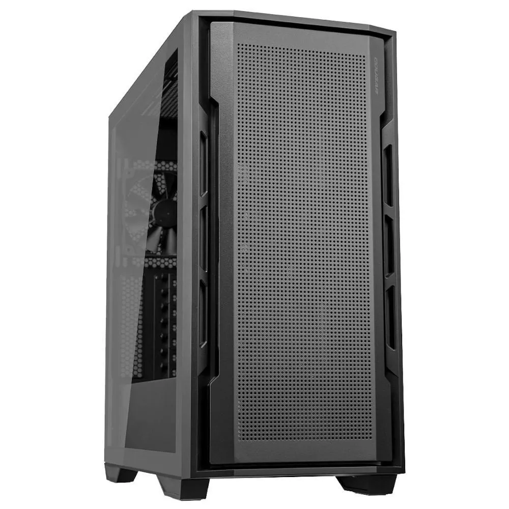 Gabinete Gamer Médio Torre Cougar Uniface Black, Vidro Temperado, 385C780.0005
