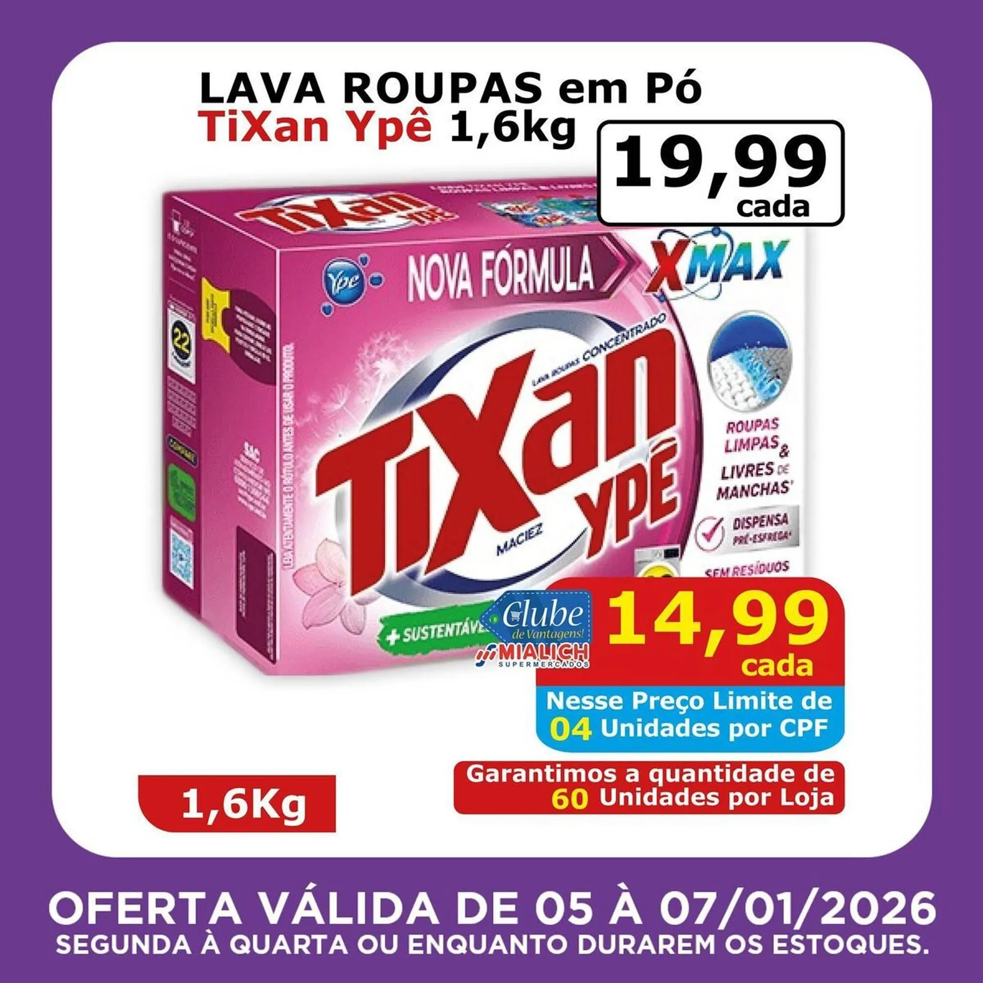 Encarte de Catálogo Mialich Supermercados 5 de janeiro até 7 de janeiro 2026 - Pagina 7