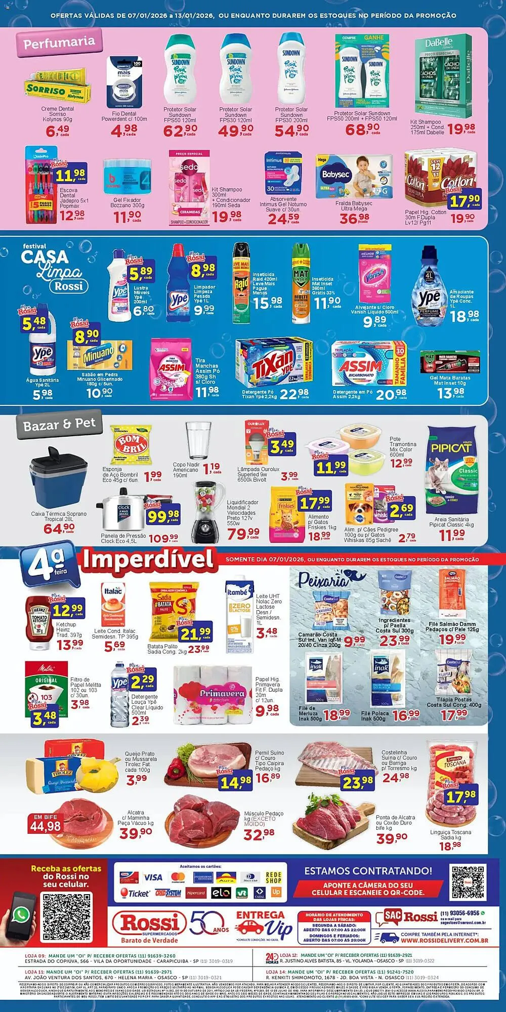 Encarte de Folheto Rossi Supermercado 7 de janeiro até 13 de janeiro 2026 - Pagina 4