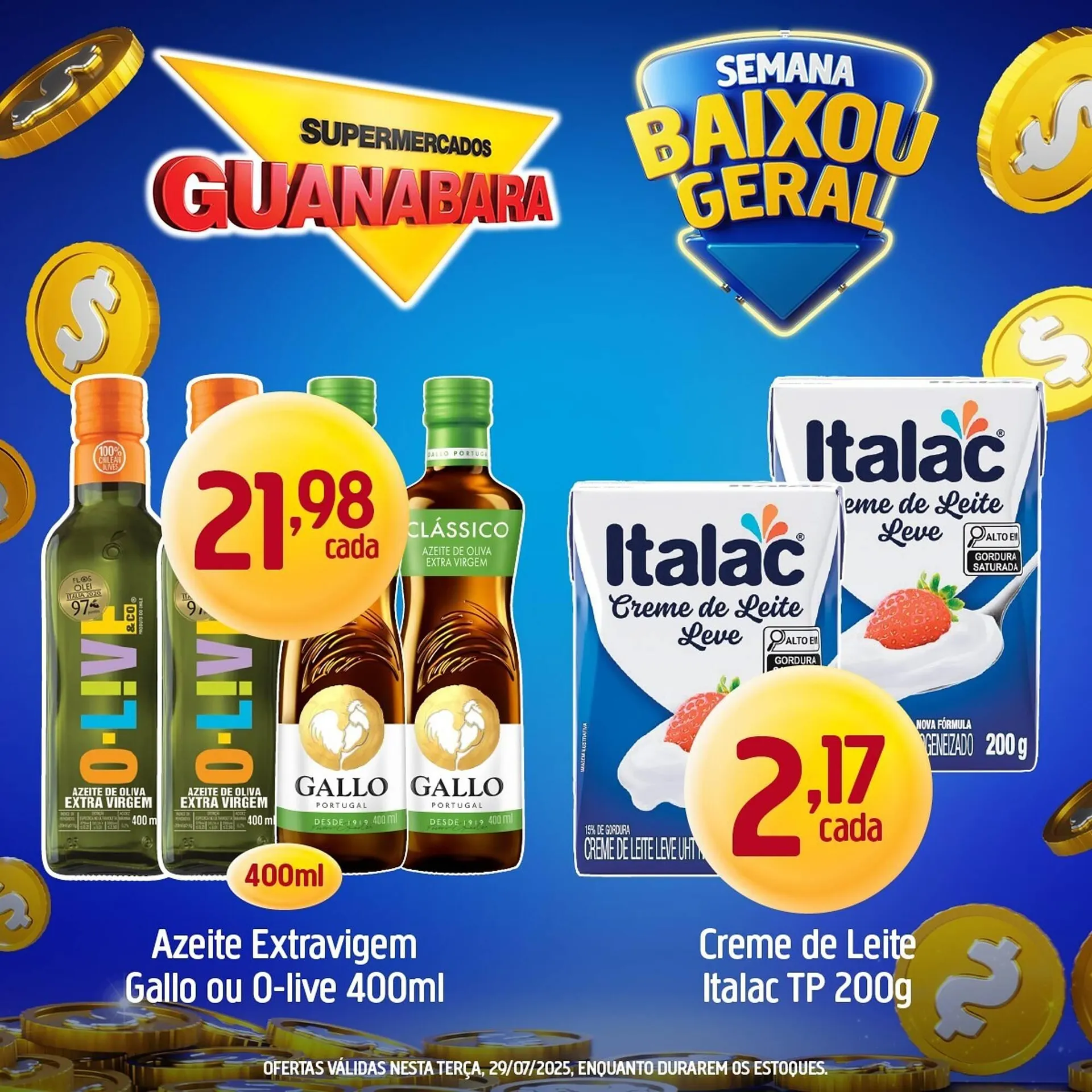 Encarte de Catálogo Supermercados Guanabara 29 de julho até 29 de julho 2025 - Pagina 1