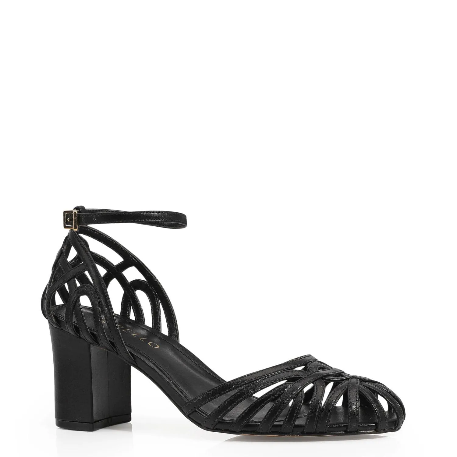 Scarpin Couro Preto
