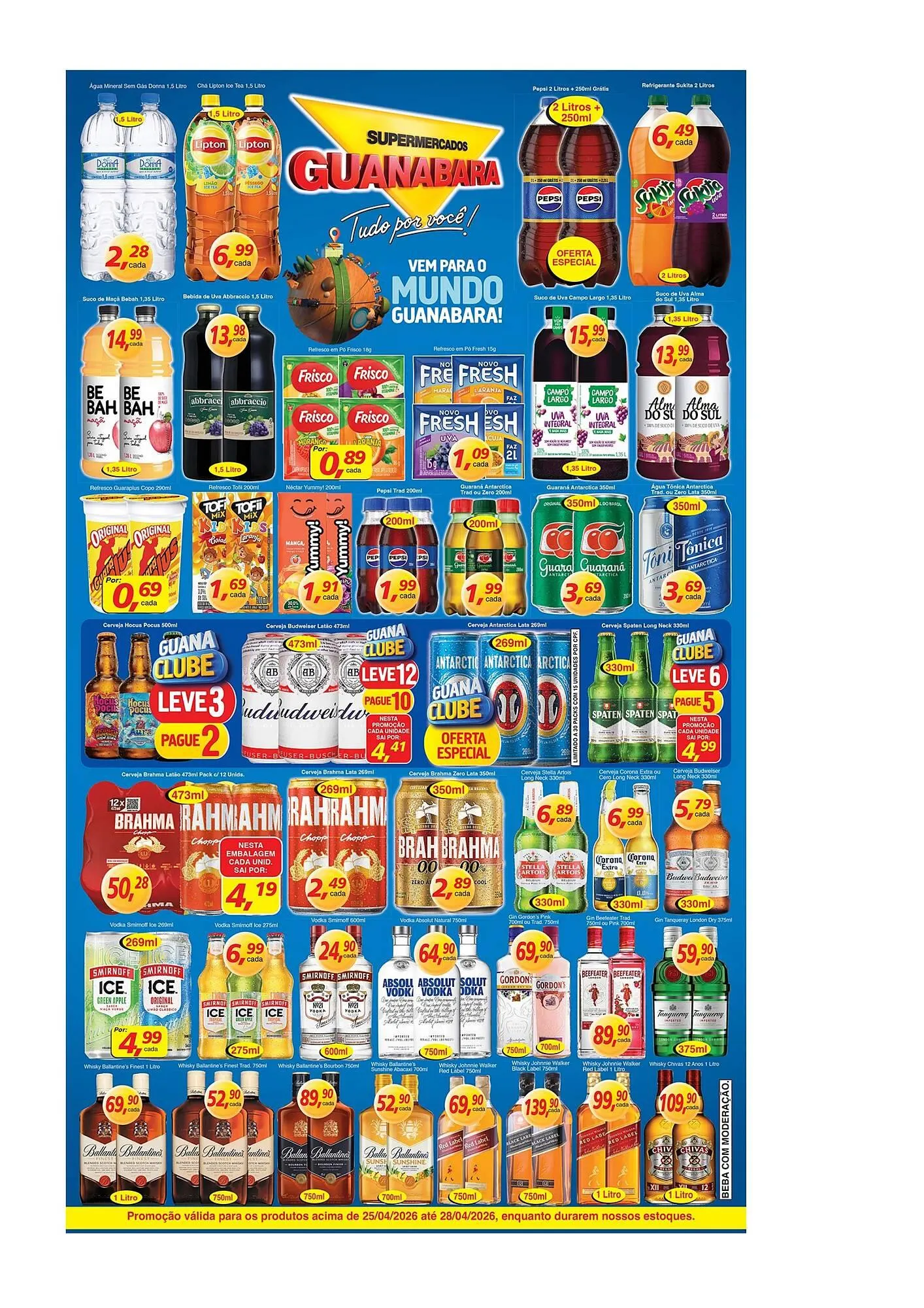 Encarte de Encarte Supermercados Guanabara 25 de abril até 28 de abril 2026 - Pagina 4