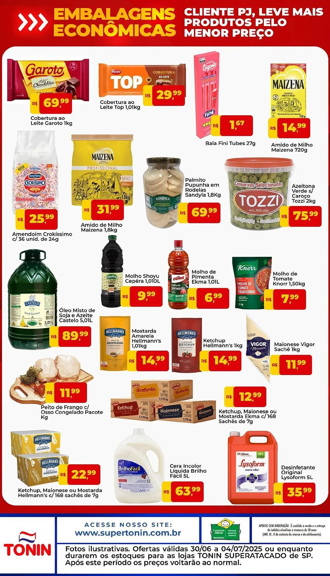 Encarte de Catálogo Tonin Superatacado 1 de julho até 4 de julho 2025 - Pagina 1