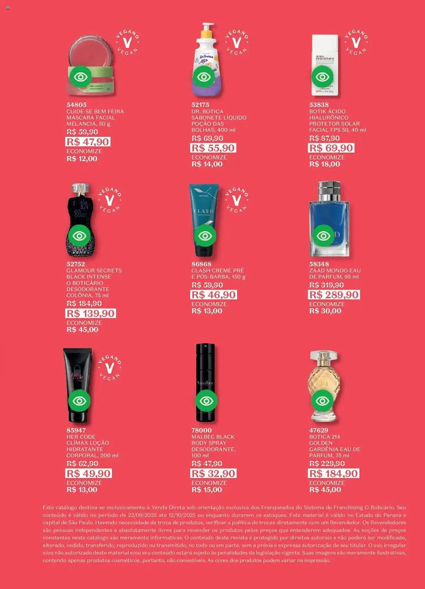Encarte de Catálogo O Boticário 22 de setembro até 14 de outubro 2025 - Pagina 198