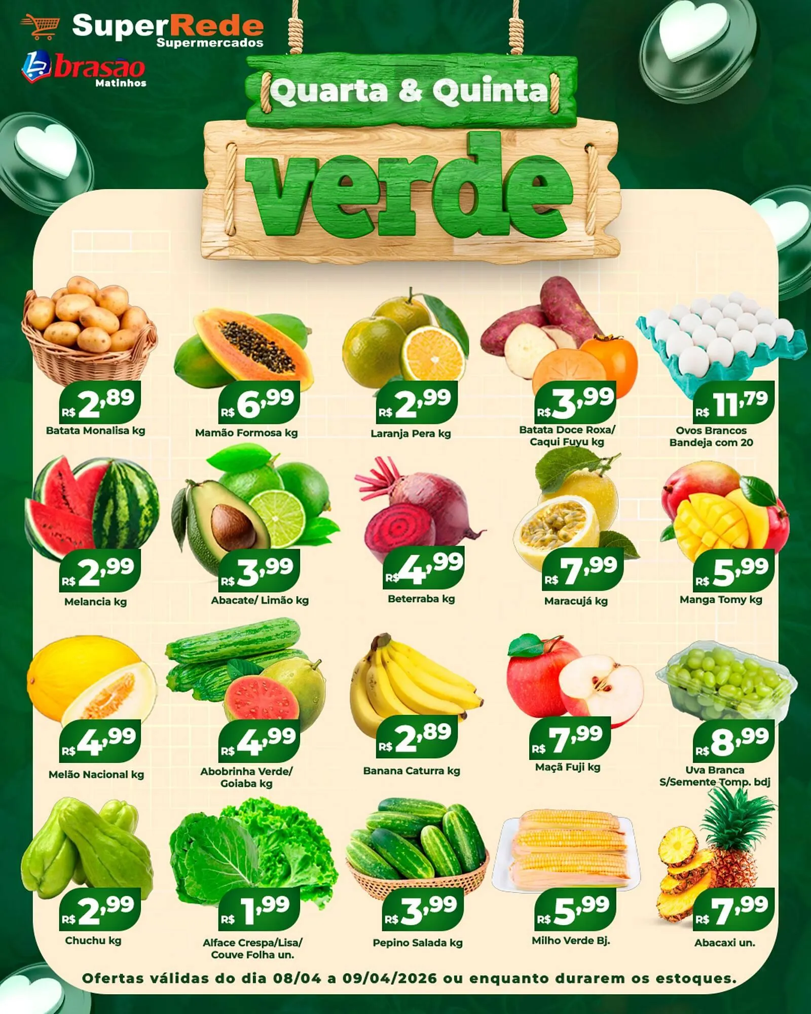 Encarte de Catálogo Super Rede Atacadista 8 de abril até 9 de abril 2026 - Pagina 1