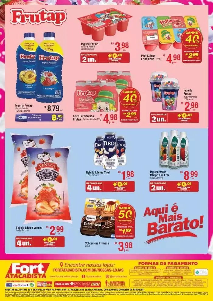 Encarte de SC FORT Lamina Iogurtes 10 a 20 04 25 10 de abril até 20 de abril 2025 - Pagina 2