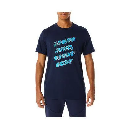 Camiseta ASICS - Masculina - Azul Marinho