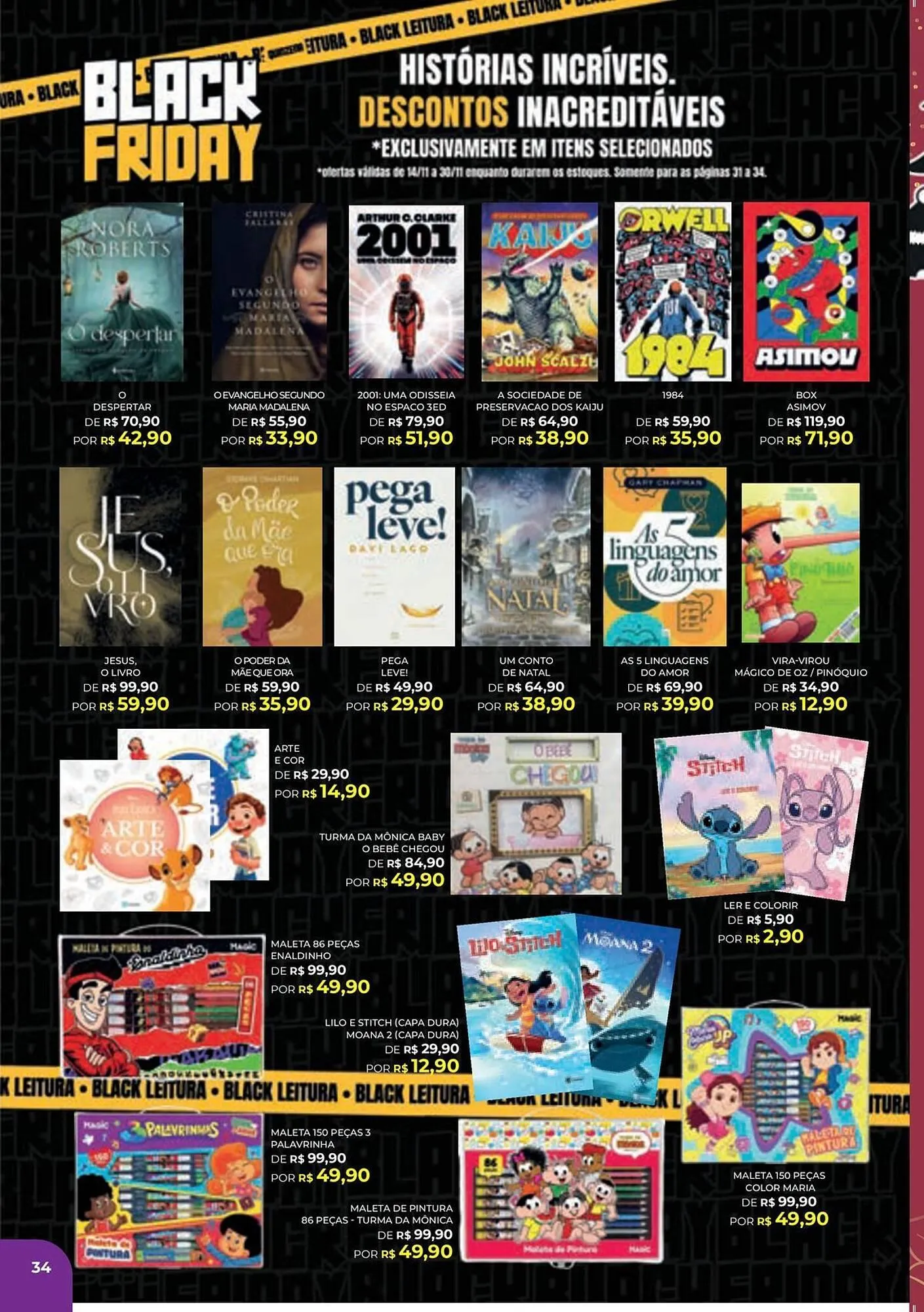 Encarte de Catálogo Livraria Leitura 3 de novembro até 28 de dezembro 2025 - Pagina 34