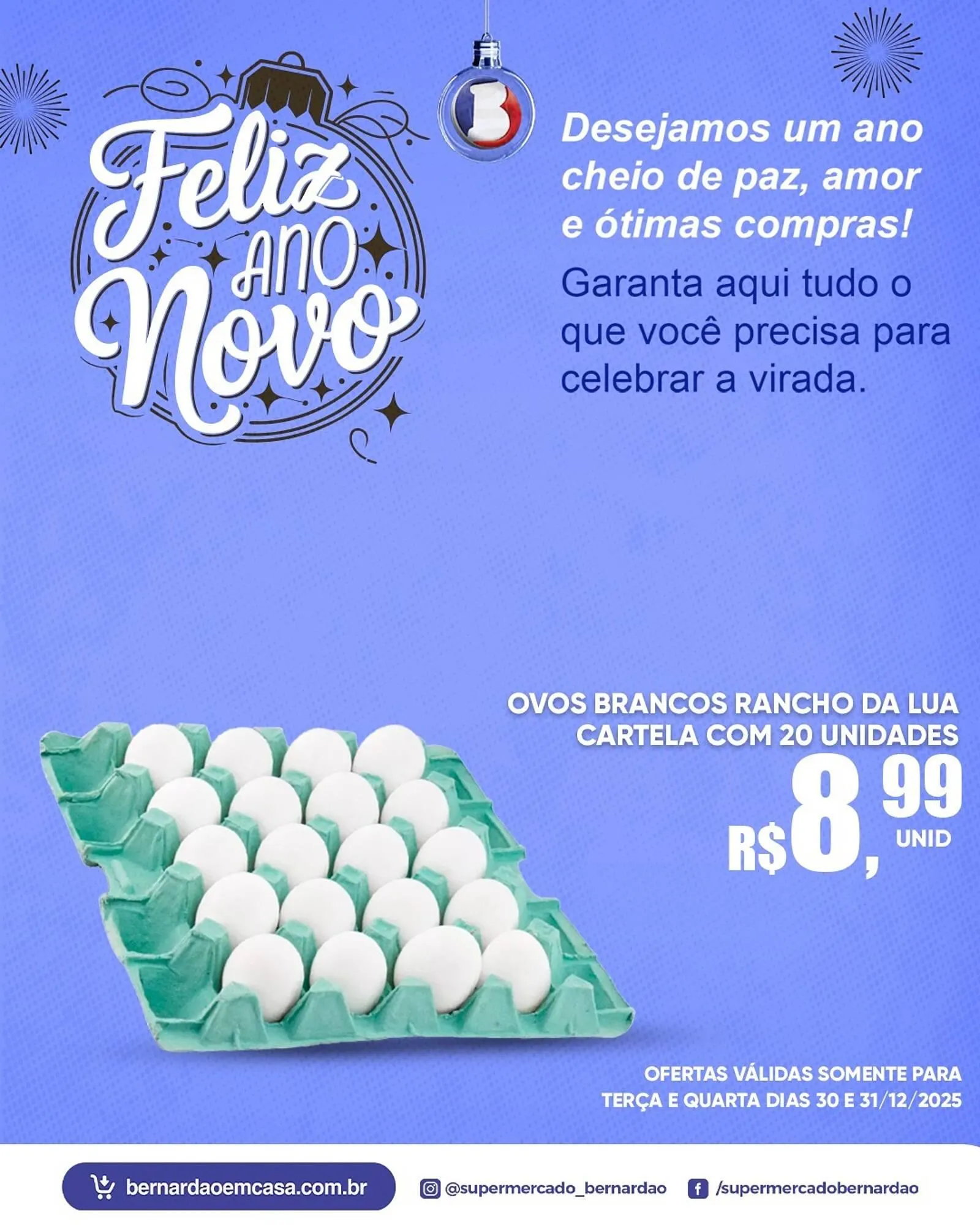 Encarte de Catálogo Supermercado Bernardão 30 de dezembro até 31 de dezembro 2025 - Pagina 3