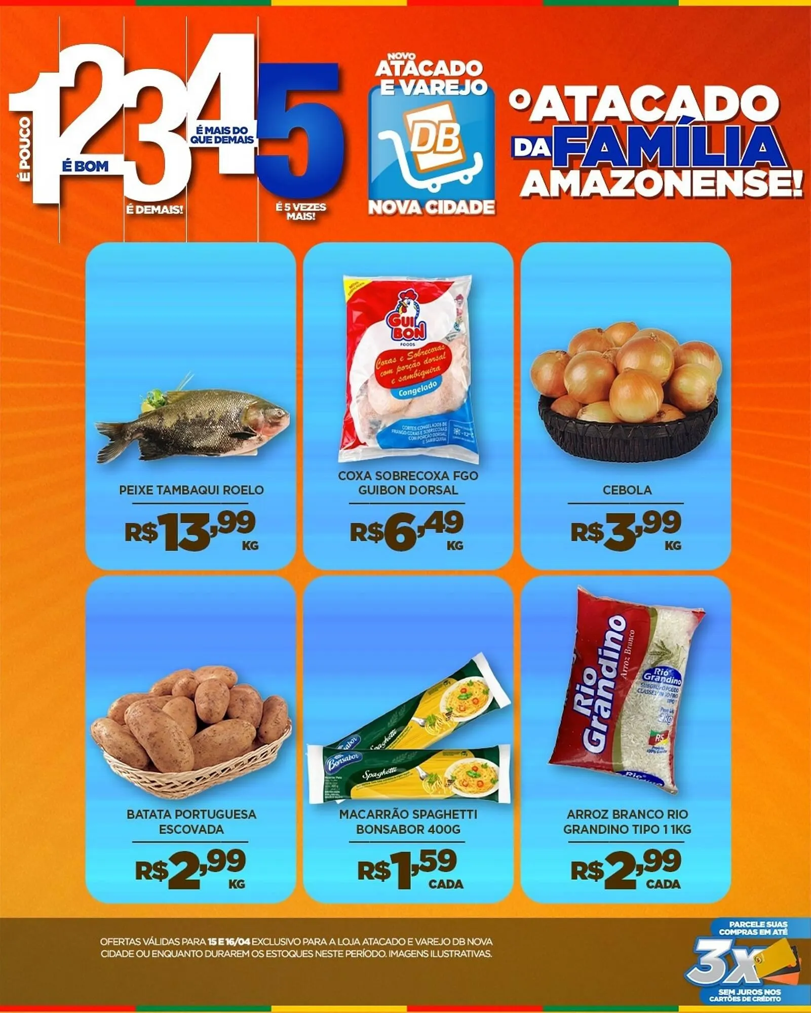Encarte de Catálogo DB Supermercados 15 de abril até 16 de abril 2026 - Pagina 1
