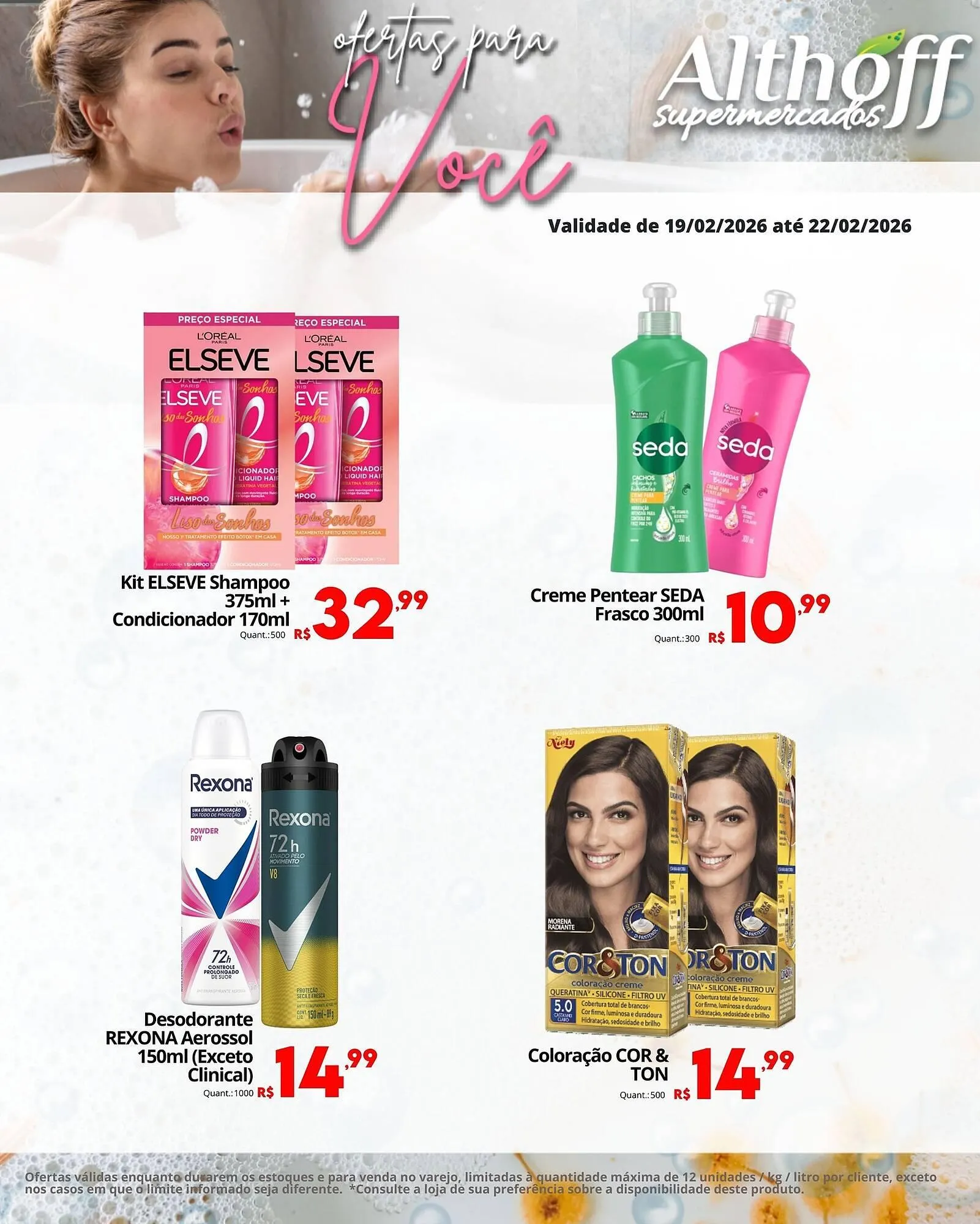 Encarte de Encarte Althoff Supermercados 19 de fevereiro até 22 de fevereiro 2026 - Pagina 2