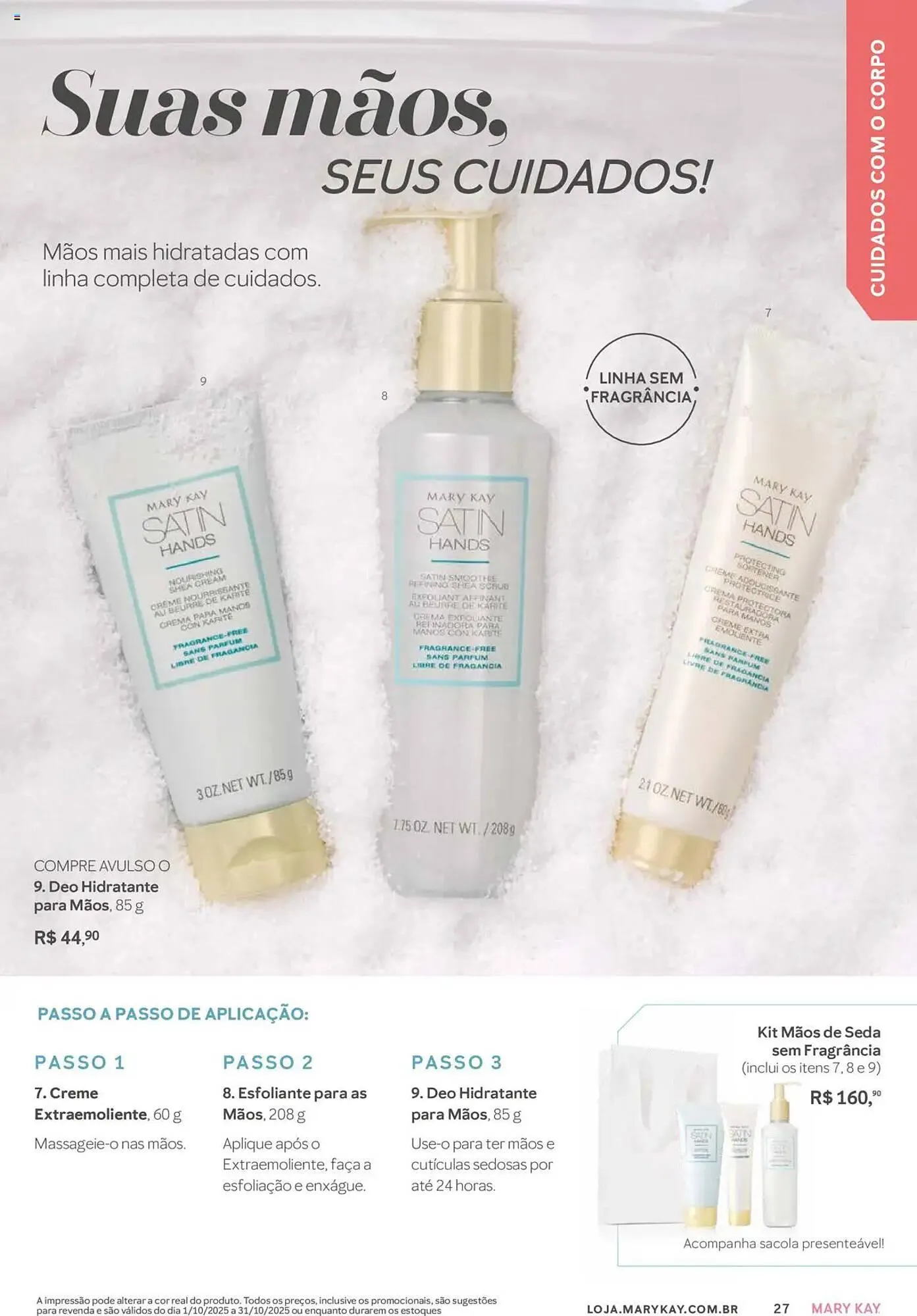 Encarte de Revista Mary Kay 1 de outubro até 1 de novembro 2025 - Pagina 27