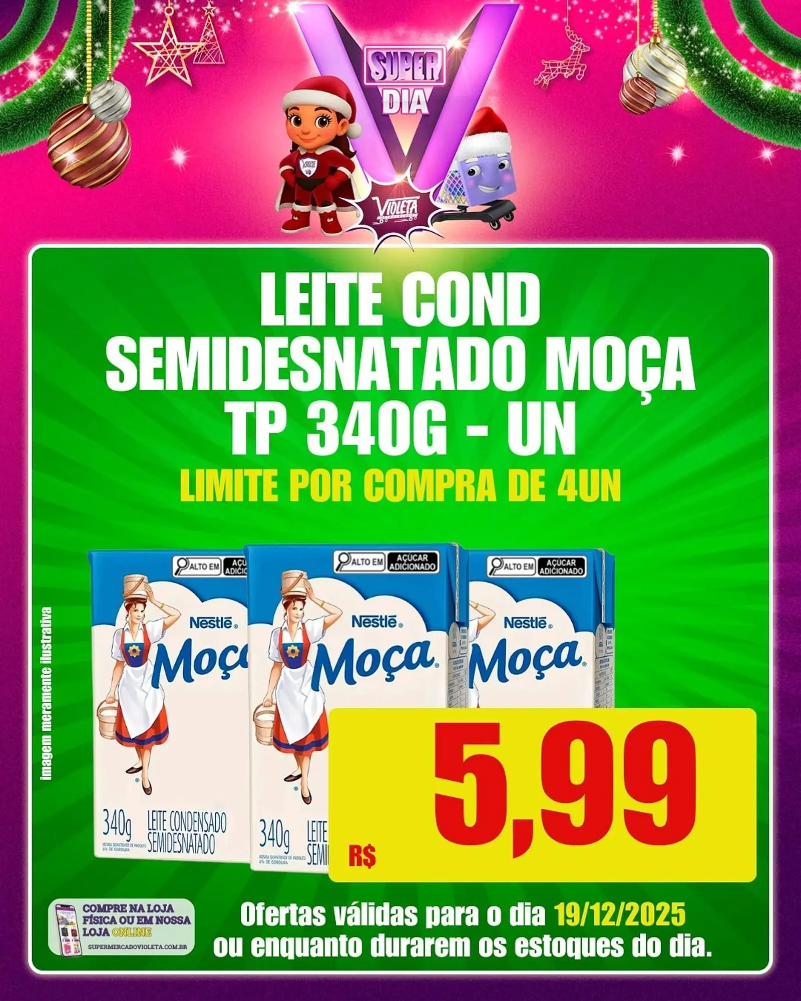 Encarte de Catálogo Violeta Supermercados 19 de dezembro até 19 de dezembro 2025 - Pagina 2