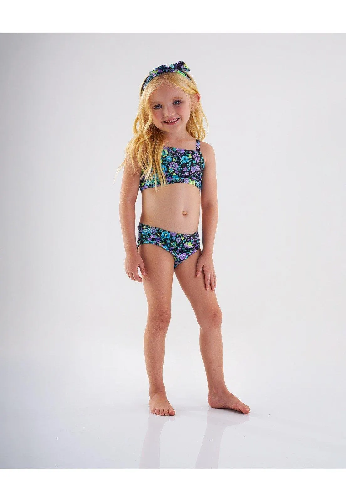 Biquíni De Alcinha Infantil Proteção Uv FPS 50 Up Baby Preto