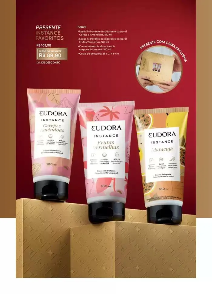 Encarte de Natal Eudora 31 de outubro até 30 de novembro 2024 - Pagina 20