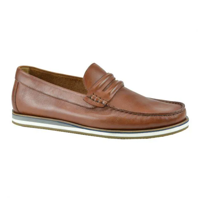Loafer Masculino Caramelo Couro