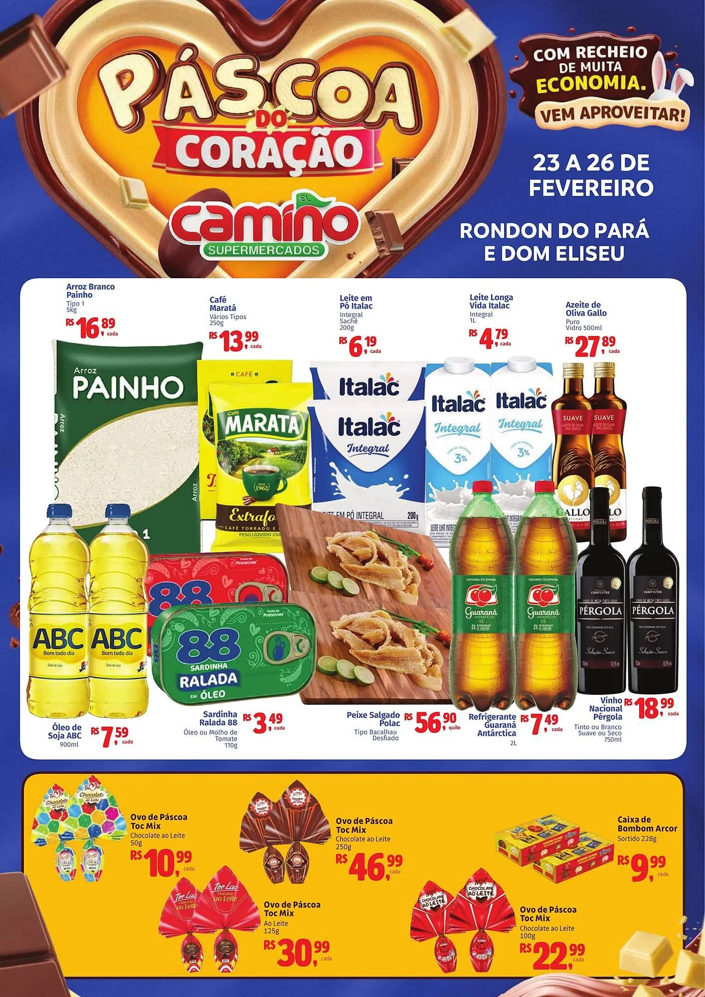 Encarte de Catálogo Camiño supermercados 23 de fevereiro até 26 de fevereiro 2026 - Pagina 1