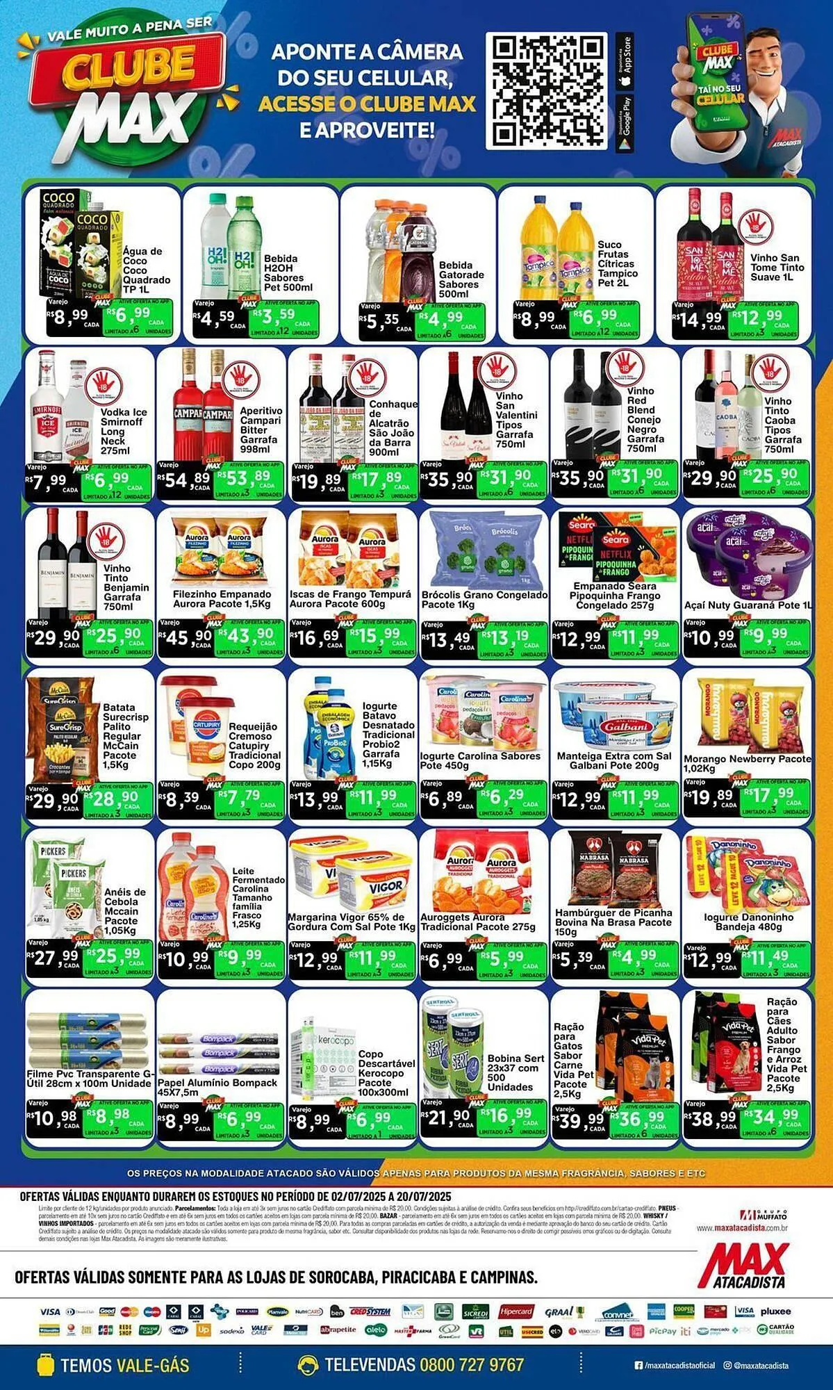 Encarte de Catálogo Max Atacadista 2 de julho até 20 de julho 2025 - Pagina 2
