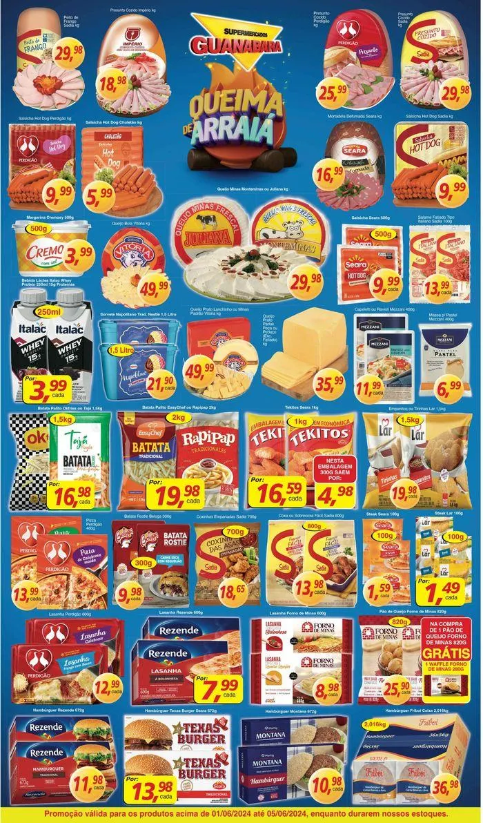 Encarte de Ofertas Supermercados Guanabara 3 de junho até 5 de junho 2024 - Pagina 8