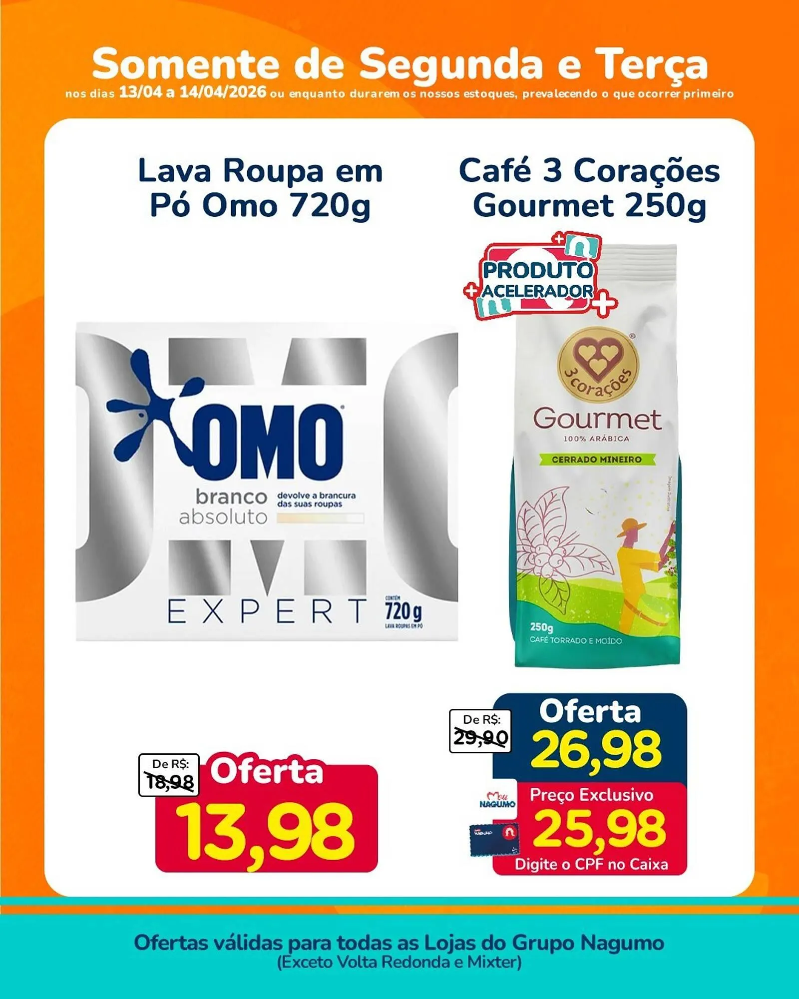 Encarte de Folheto Nagumo 13 de abril até 14 de abril 2026 - Pagina 3