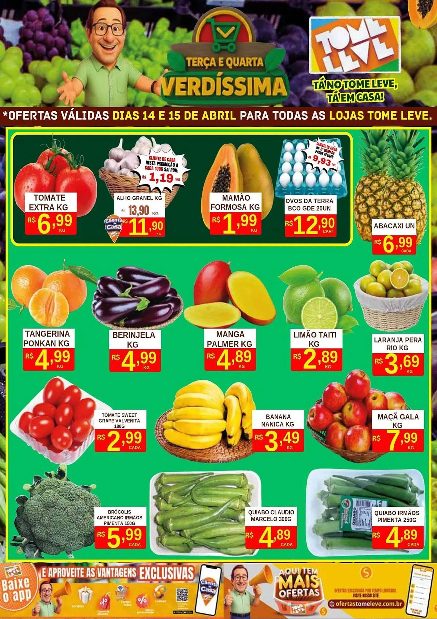 Encarte de Catálogo Tome Leve 14 de abril até 15 de abril 2026 - Pagina 1