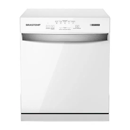 Lava-Louças Brastemp, 8 Serviços de Lavagem, Branca - BLF08BB