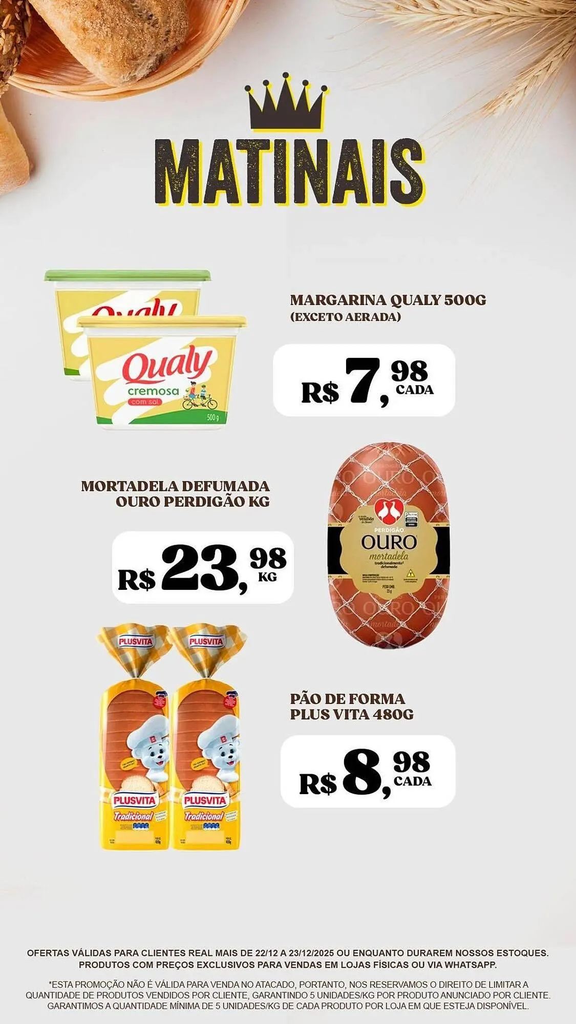 Encarte de Encarte Supermercados Real 22 de dezembro até 23 de dezembro 2025 - Pagina 1