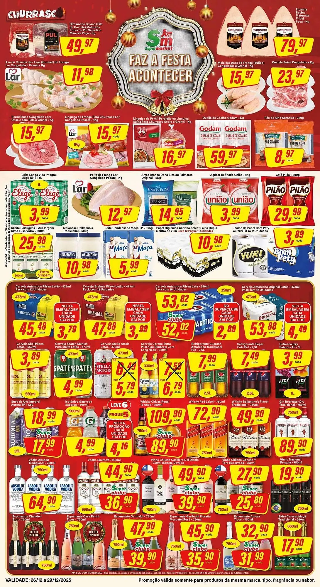 Encarte de Encarte Rede Supermarket 26 de dezembro até 29 de dezembro 2025 - Pagina 1