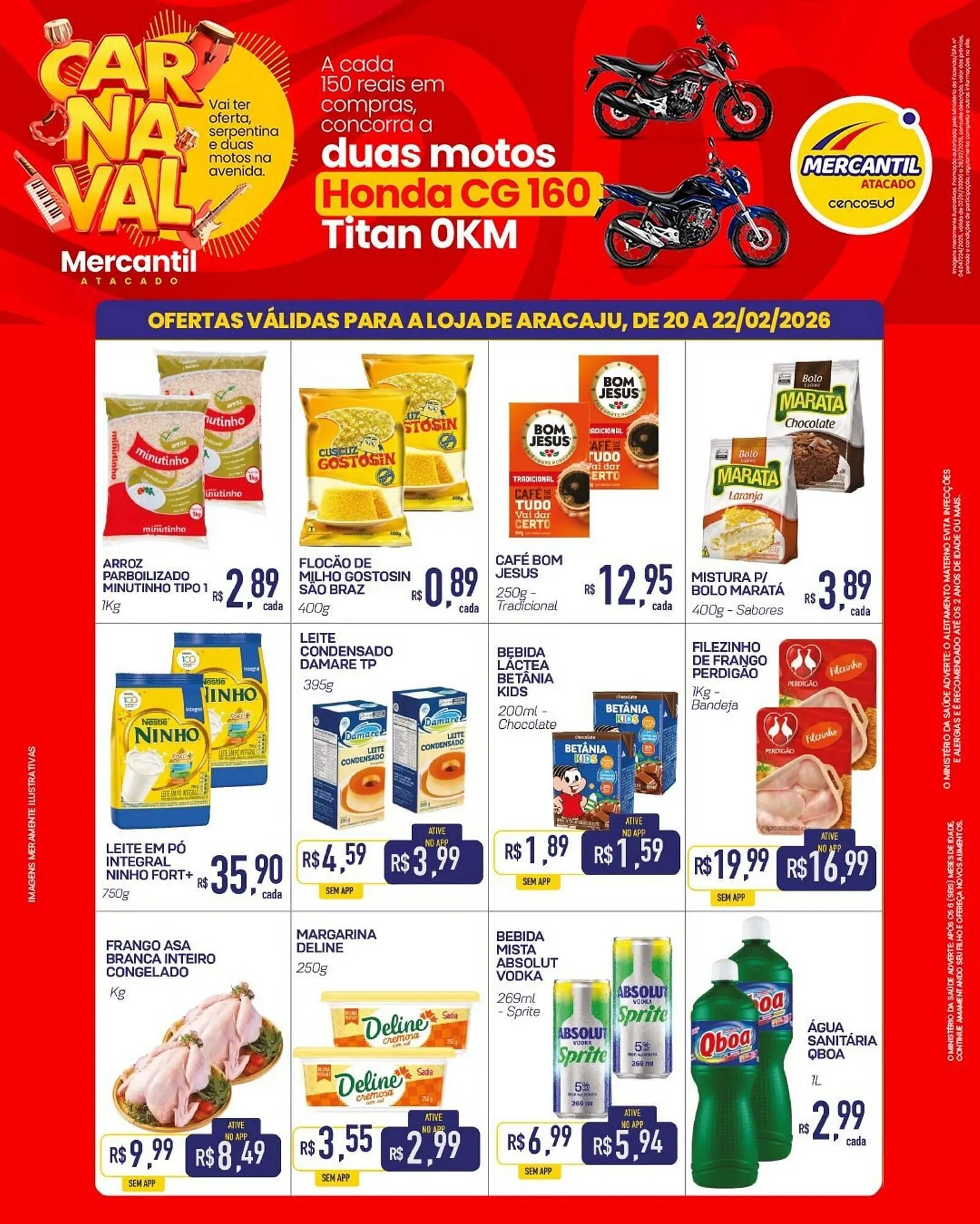 Encarte de Folheto Mercantil Rodrigues 20 de fevereiro até 22 de fevereiro 2026 - Pagina 1