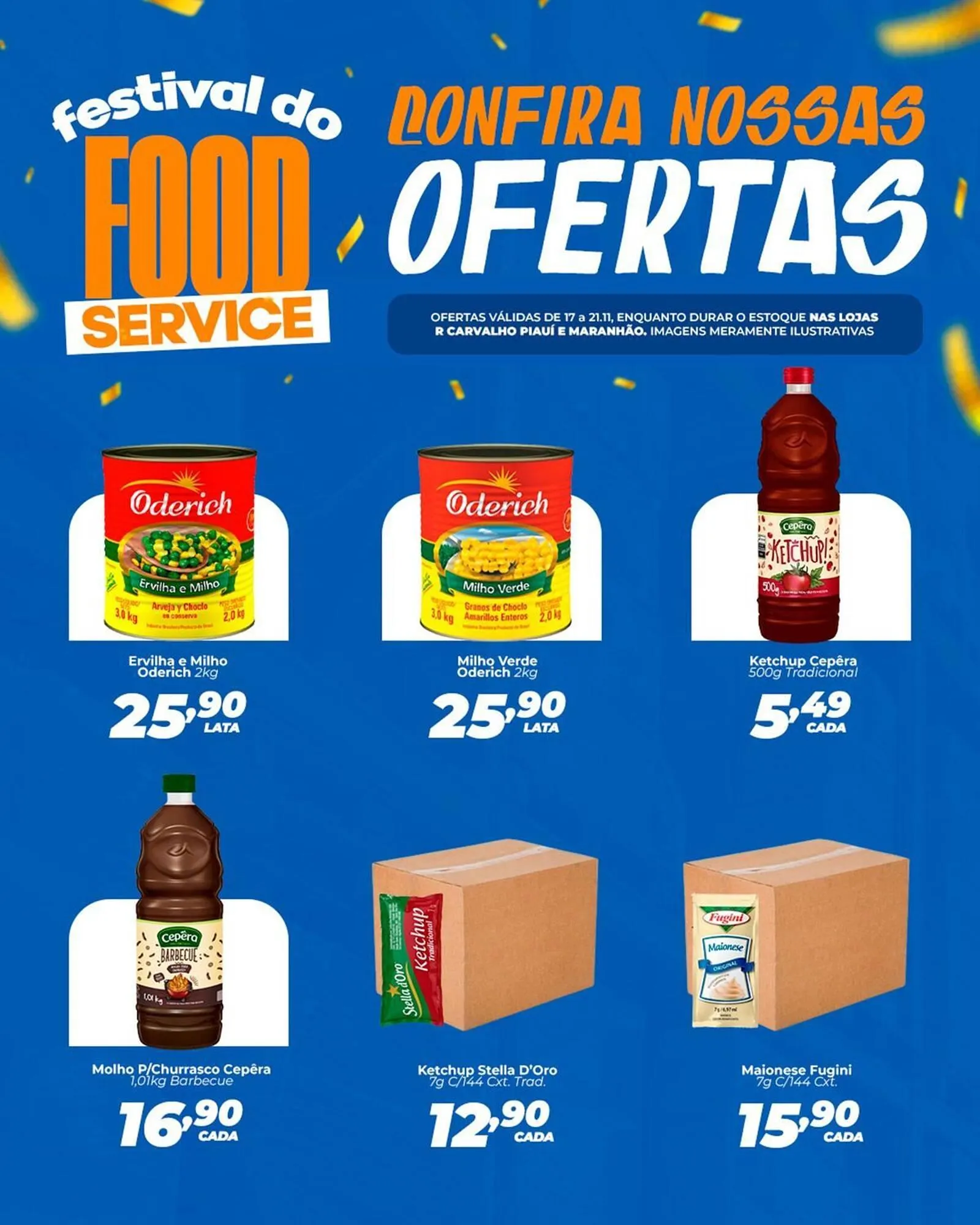 Encarte de Catálogo Carvalho Supermercado 18 de novembro até 21 de novembro 2025 - Pagina 1