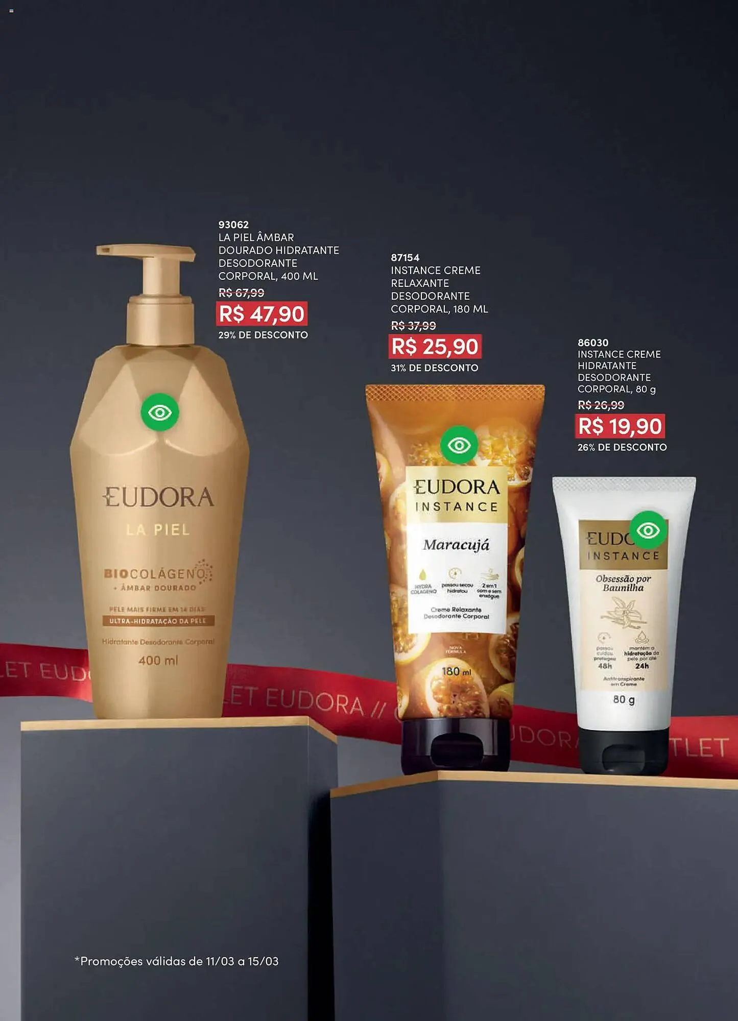 Encarte de Catálogo Eudora 11 de março até 10 de abril 2026 - Pagina 127