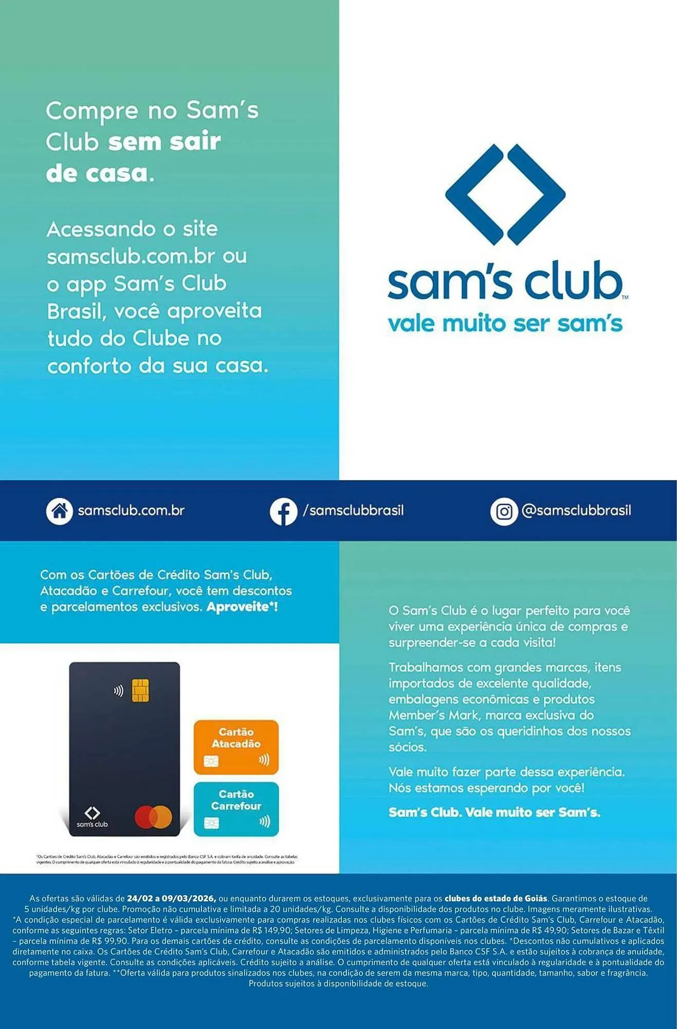 Encarte de Folheto Sam's Club 24 de fevereiro até 9 de março 2026 - Pagina 10