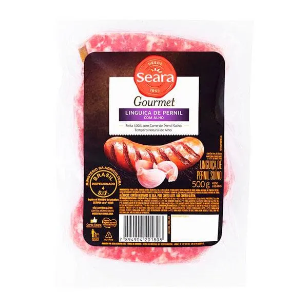 Linguiça com Alho Seara Gourmert 500g