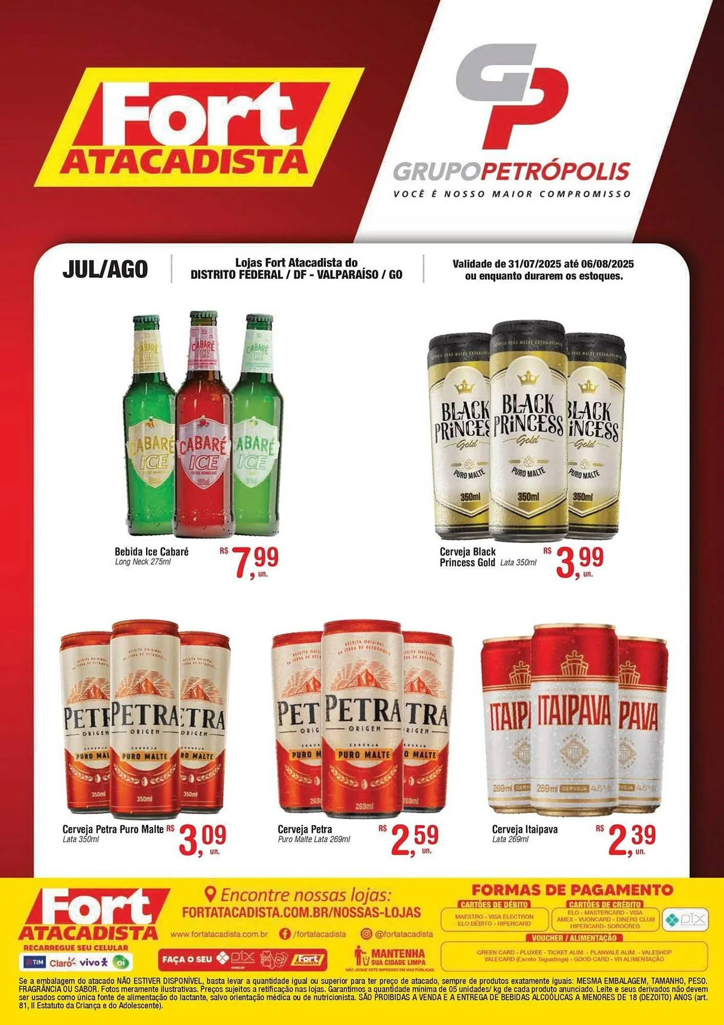 Encarte de Catálogo Fort Atacadista 31 de julho até 6 de agosto 2025 - Pagina 1