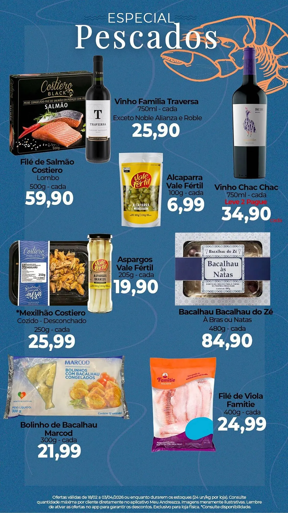 Encarte de Catálogo Supermercados Andreazza 16 de março até 3 de abril 2026 - Pagina 2