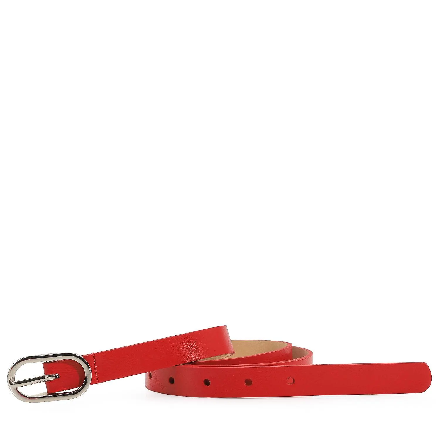 Cinto Couro Vermelho