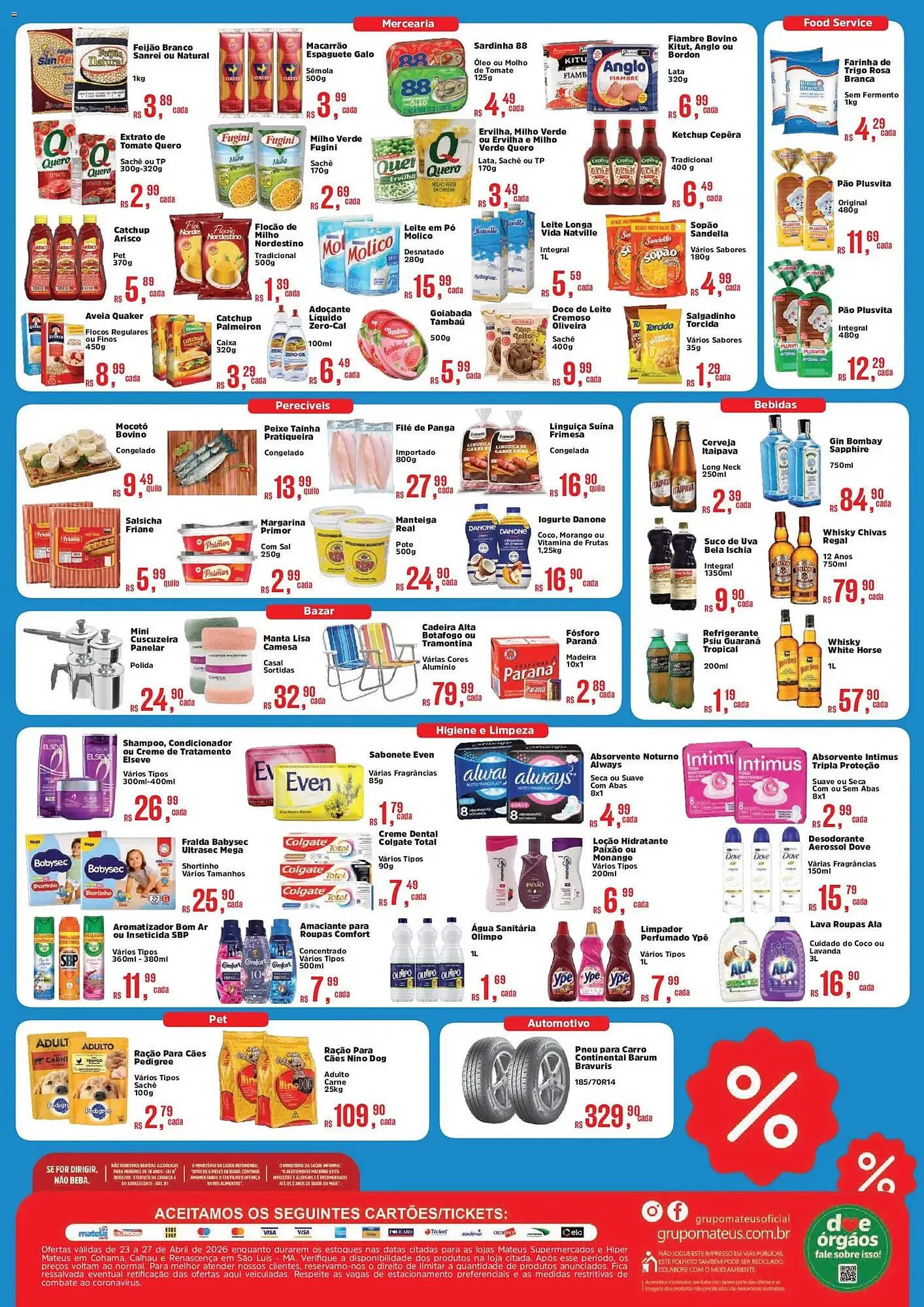 Encarte de Catálogo Supermercados Mateus 23 de abril até 27 de abril 2026 - Pagina 2