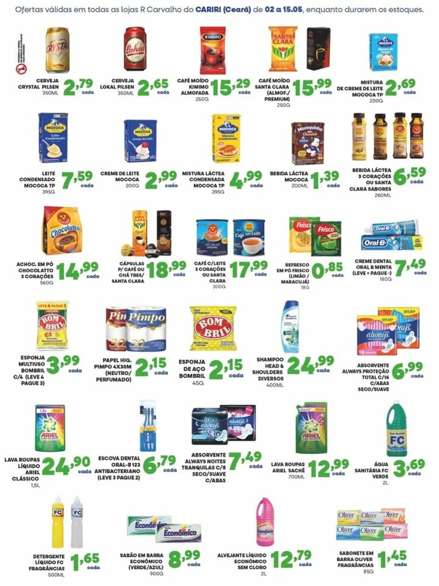 Encarte de Catálogo Carvalho Supermercado 6 de maio até 15 de maio 2026 - Pagina 2