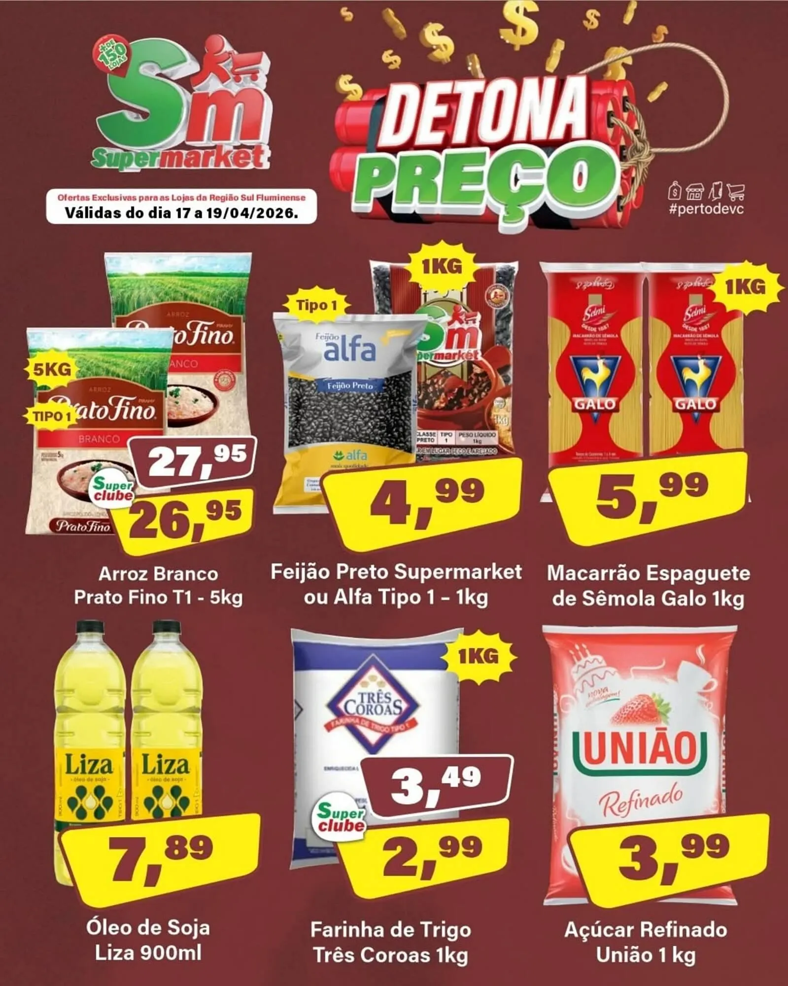 Encarte de Catálogo Floresta Supermercados 17 de abril até 19 de abril 2026 - Pagina 1