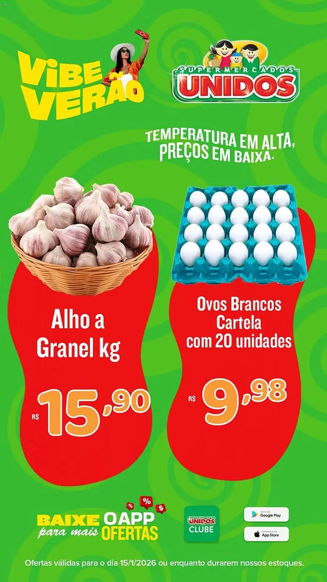Encarte de Encarte Supermercados Unidos 15 de janeiro até 15 de janeiro 2026 - Pagina 1