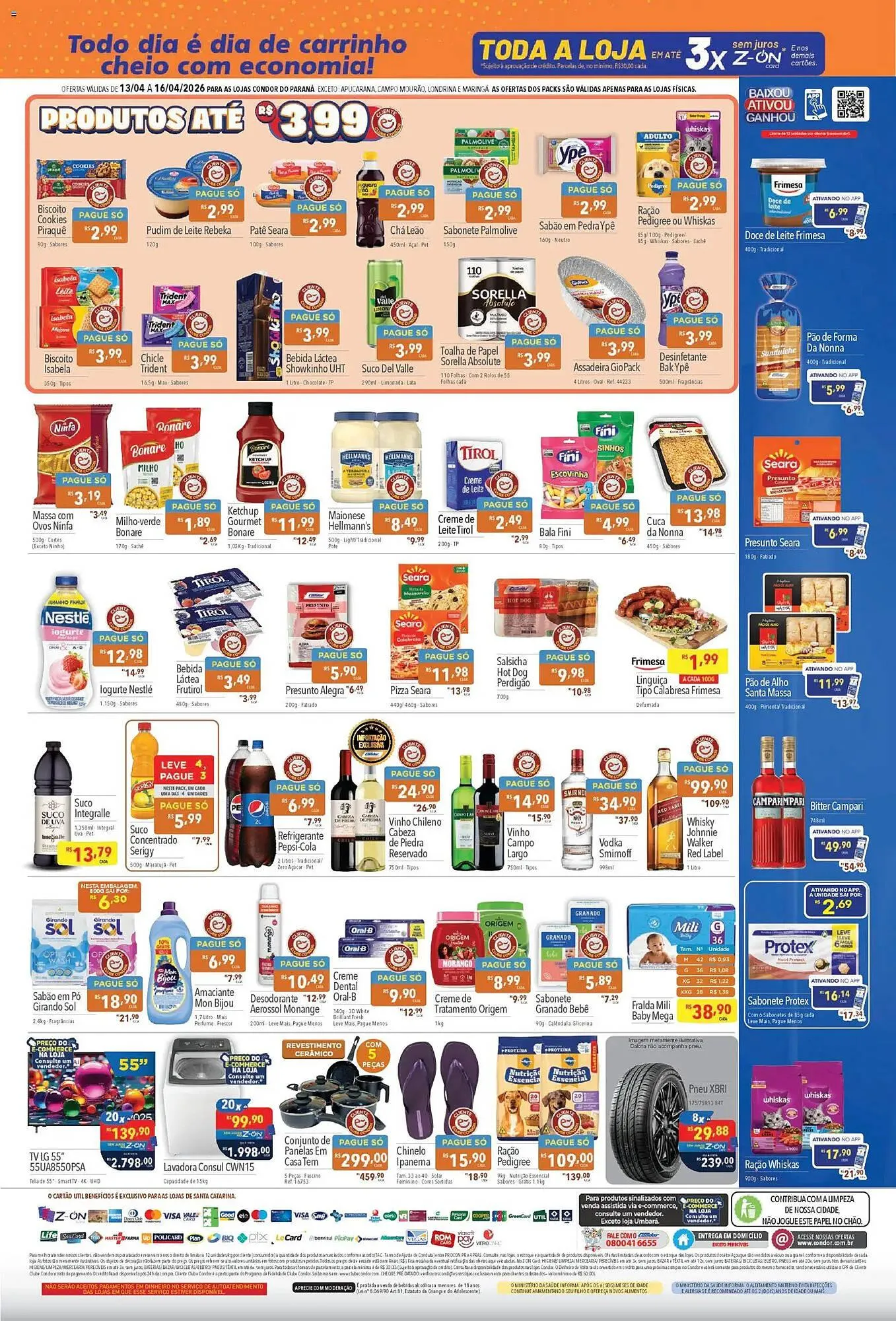 Encarte de Catálogo Supermercados Condor 13 de abril até 16 de abril 2026 - Pagina 2