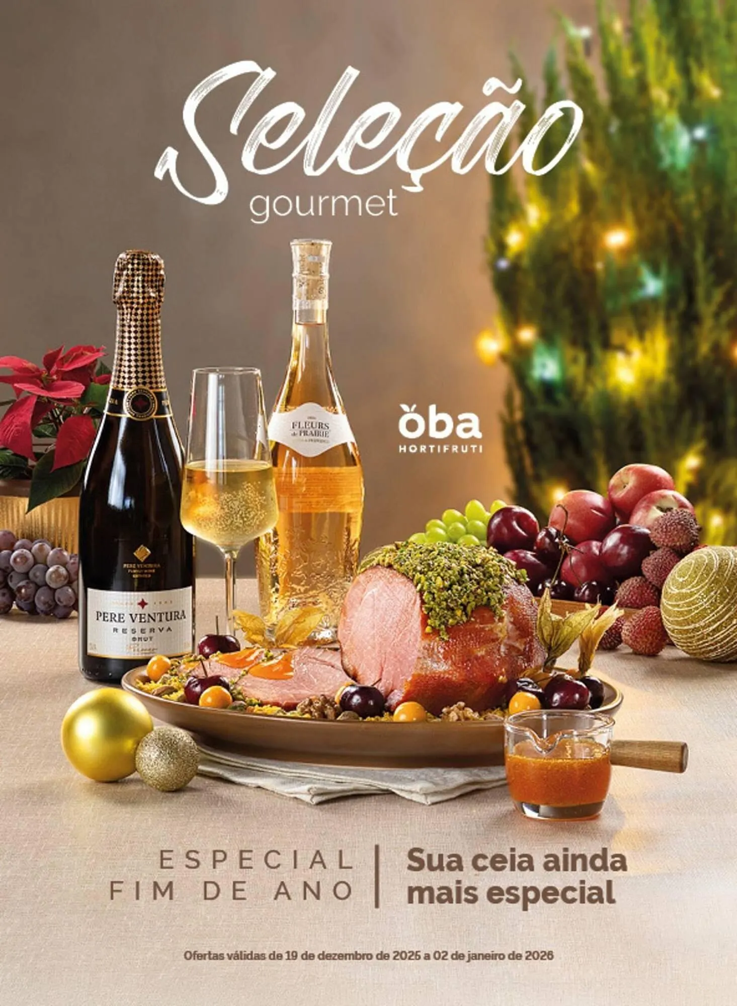 Encarte de Folheto Oba Hortifruti 19 de dezembro até 2 de janeiro 2026 - Pagina 1
