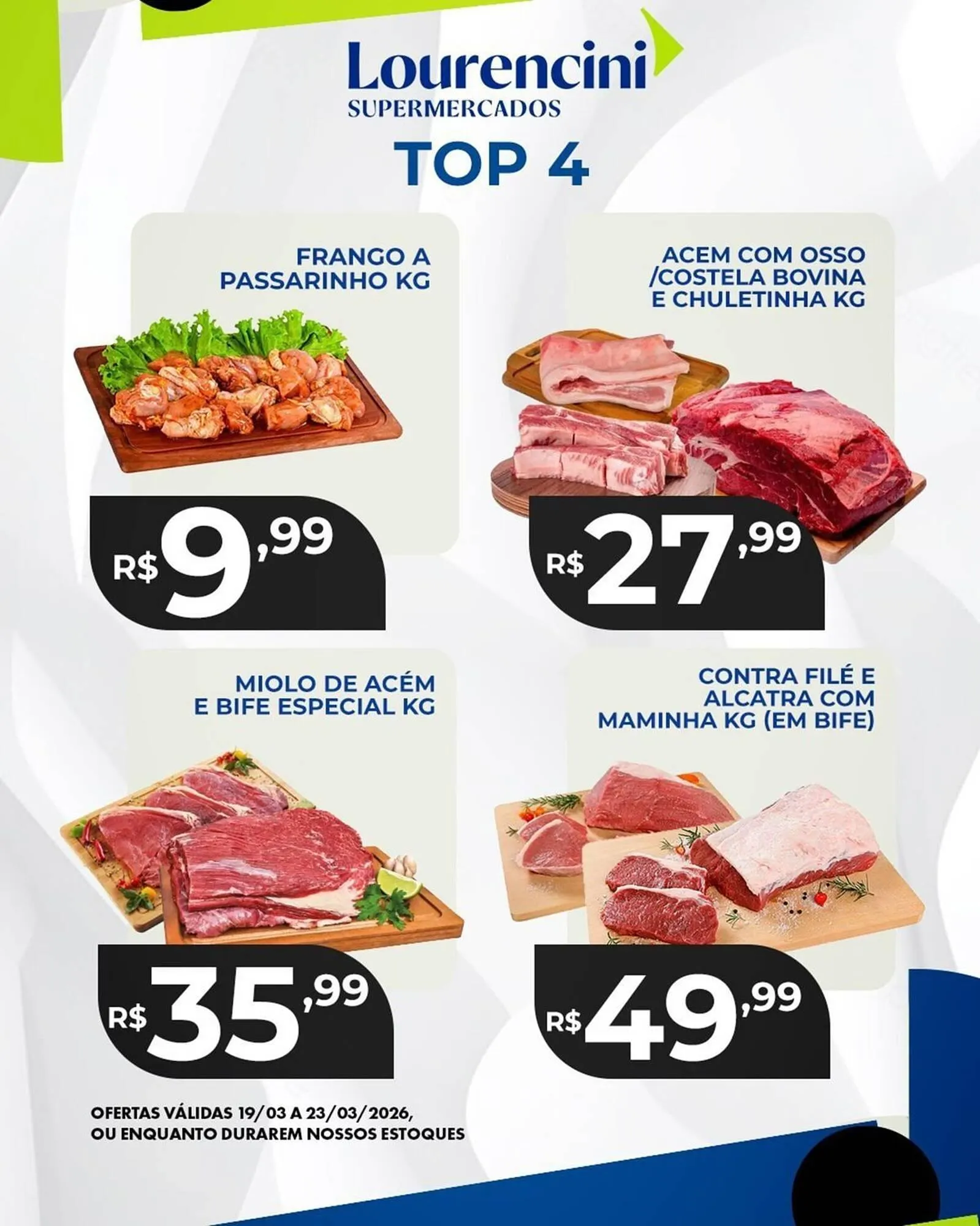 Encarte de Catálogo Lourencini Supermercados 19 de março até 23 de março 2026 - Pagina 4