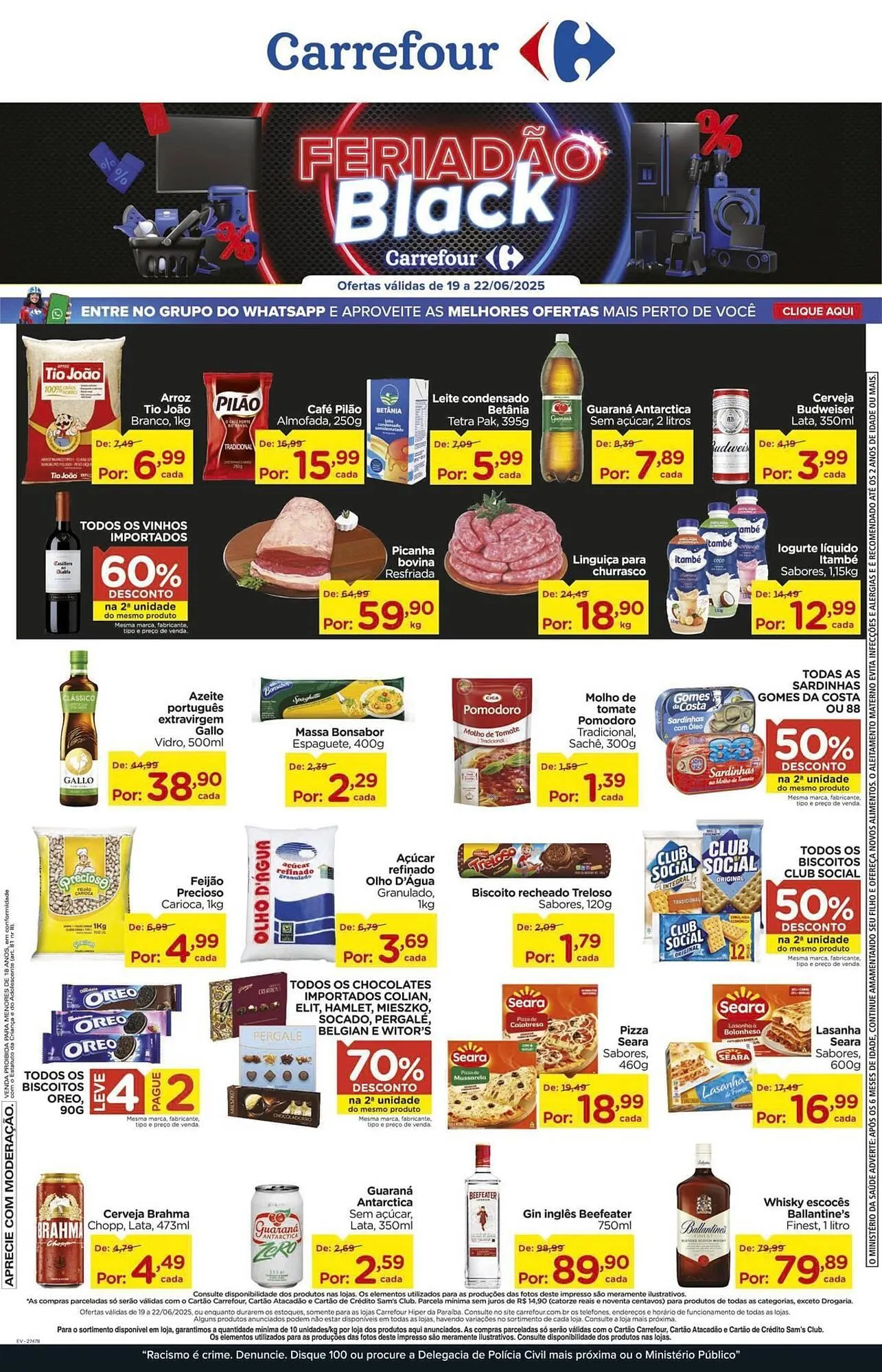Encarte de Catálogo Carrefour 19 de junho até 23 de junho 2025 - Pagina 1