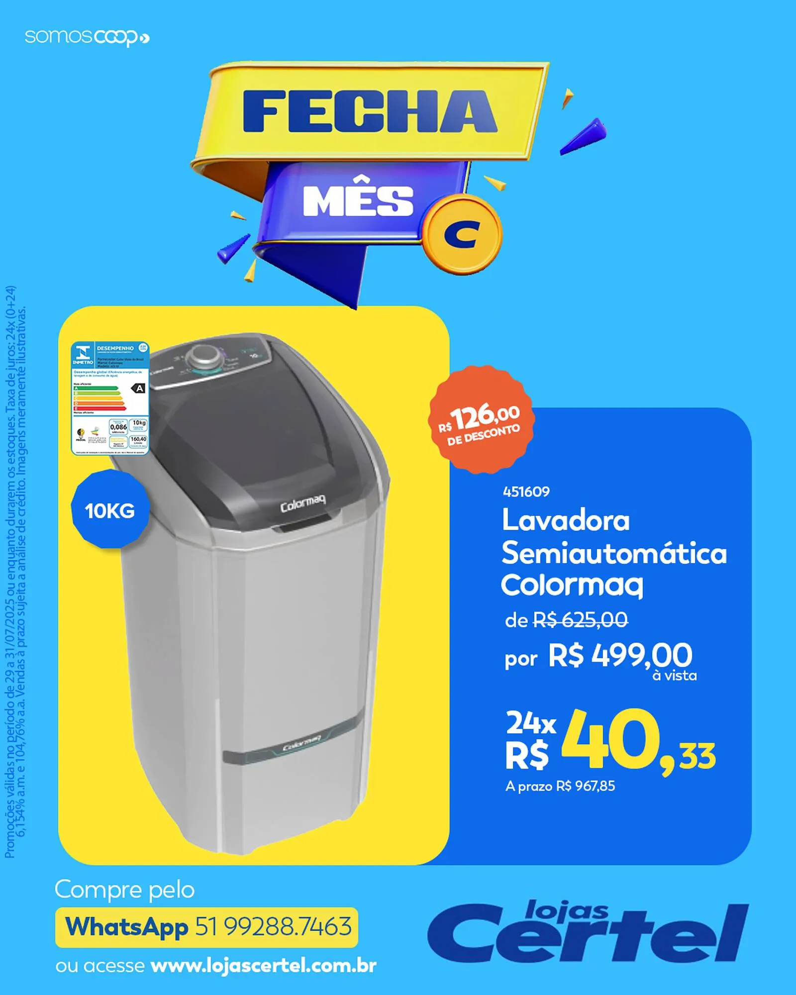 Encarte de Catálogo Lojas Certel 29 de julho até 31 de julho 2025 - Pagina 3