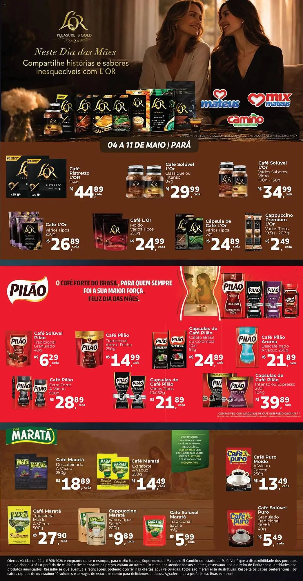 Encarte de Catálogo Supermercados Mateus 4 de maio até 11 de maio 2026 - Pagina 1