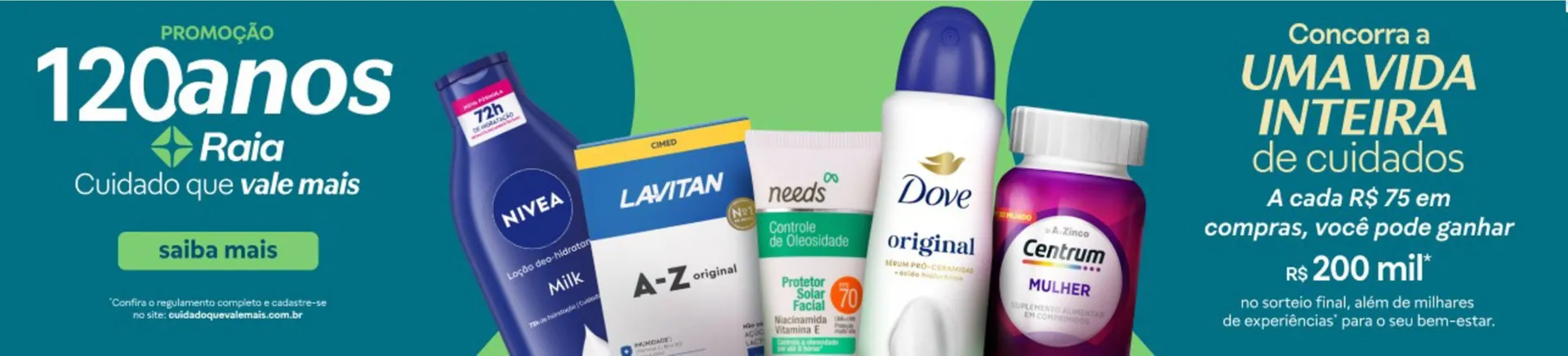 Encarte de Catálogo Droga Raia 1 de julho até 6 de julho 2025 - Pagina 1